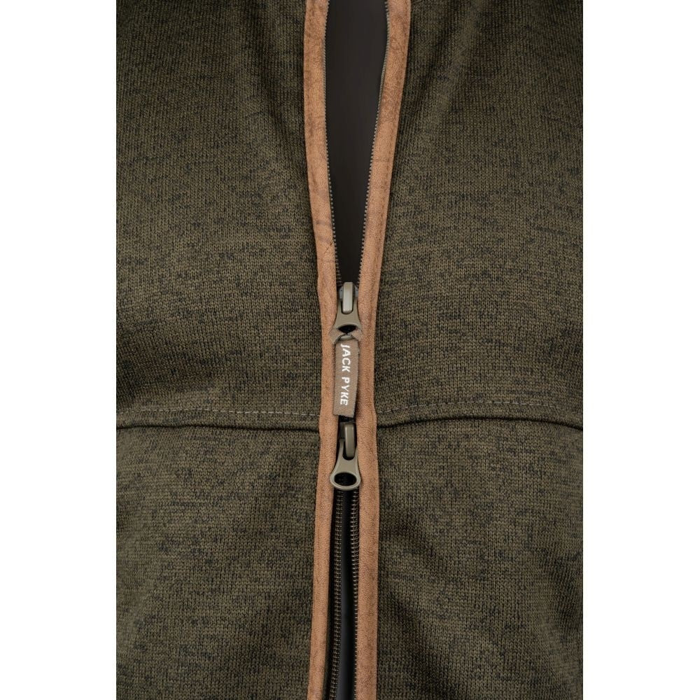 Vestă Fleece Jack Pyke Melange – Olive Închis - Îmbrăcăminte vânătoare - imagine 2 Jack Pyke ProTEREN