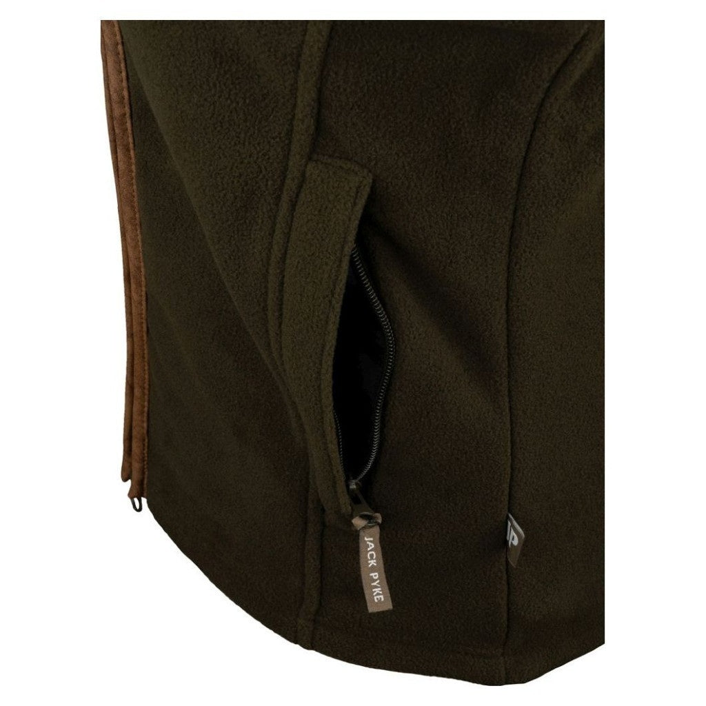 Vestă Fleece Pentru Damă Jack Pyke Countryman, Olive Închis - Îmbrăcăminte vânătoare - imagine 5 Jack Pyke ProTEREN