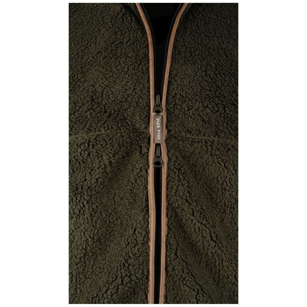 Vestă Jack Pyke Countryman Chunky Fleece Gilet, Oliv Închis - Îmbrăcăminte vânătoare - imagine 2 Jack Pyke ProTEREN
