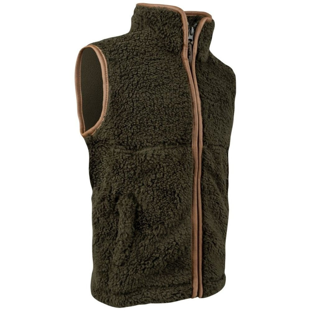 Vestă Jack Pyke Junior Sherpa Fleece, Culoare Oliv Închis - Îmbrăcăminte vânătoare - imagine 2 Jack Pyke ProTEREN