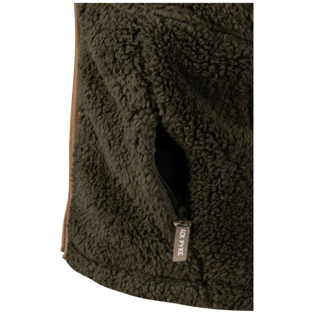 Vestă Jack Pyke Junior Sherpa Fleece, Culoare Oliv Închis - Îmbrăcăminte vânătoare - imagine 3 Jack Pyke ProTEREN