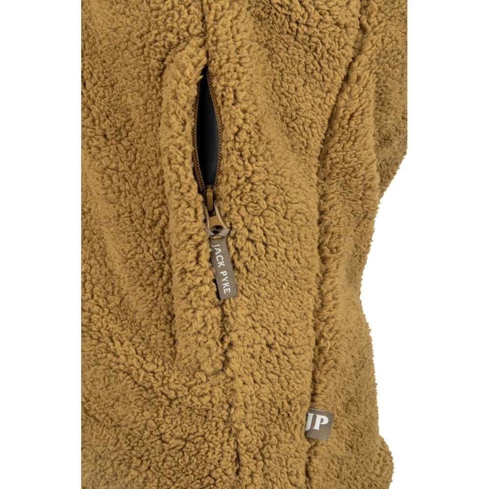 Vestă Jack Pyke Sherpa Fleece, Culoare Camel - Îmbrăcăminte vânătoare - imagine 3 Jack Pyke ProTEREN