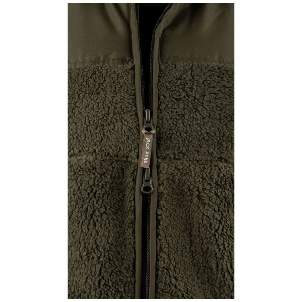 Vestă Jack Pyke Sherpa Fleece, Oliv Închis - Îmbrăcăminte vânătoare - imagine 3 Jack Pyke ProTEREN