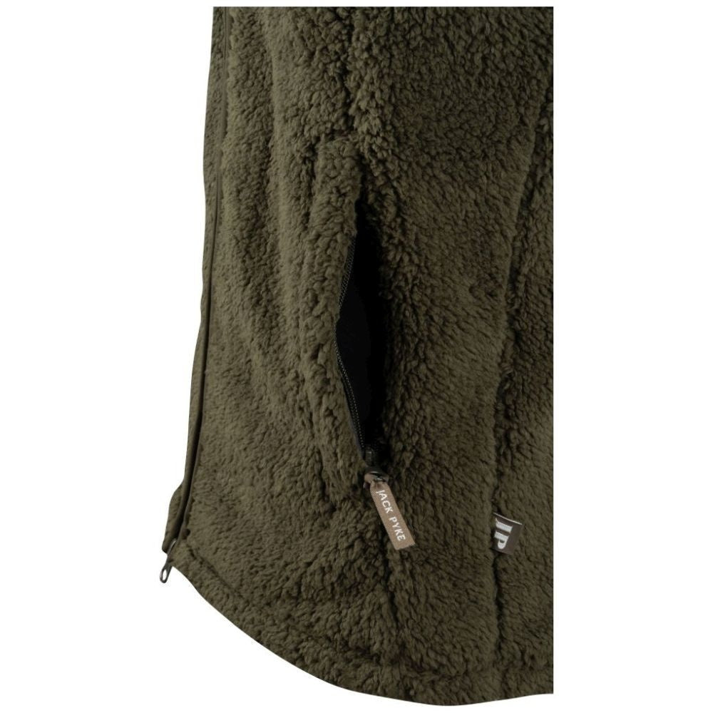Vestă Jack Pyke Sherpa Fleece, Oliv Închis - Îmbrăcăminte vânătoare - imagine 4 Jack Pyke ProTEREN