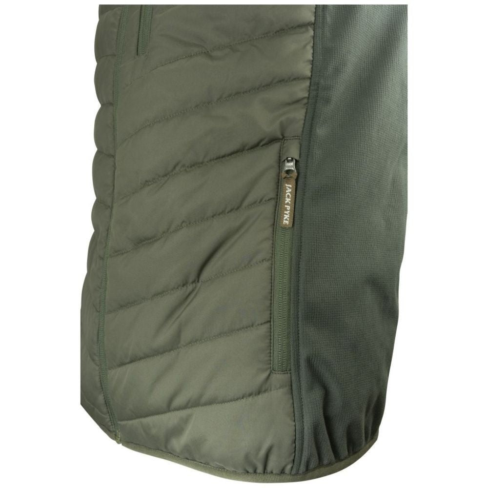 Vesta Matlasata Fleece Jack Pyke Hybrid, Culoare Verde - Îmbrăcăminte vânătoare - imagine 8 Jack Pyke ProTEREN